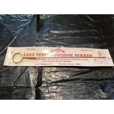Good Housekeepers Cake Tester-Potatoe Sticker Sealed New Old Stock #k