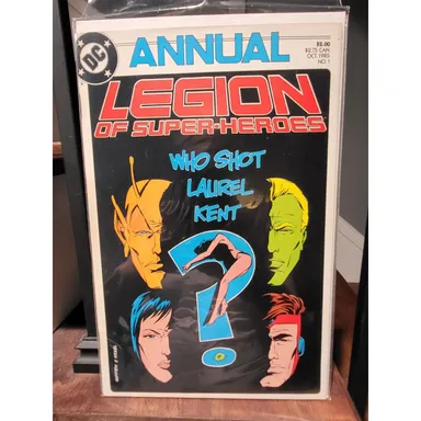 Legion of Super Heroes Annual #1 (1985) Keith Giffin Cover VF+