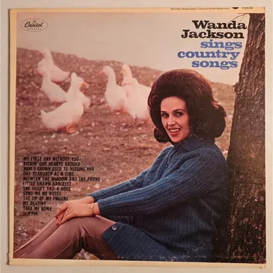 Wanda Jackson - Wanda Jackson Sings Country Songs (LP, Album, Mono) (Capitol Re