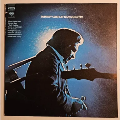 Johnny Cash - Johnny Cash At San Quentin (LP, Album) (Columbia)