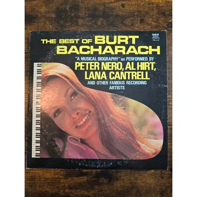 The Best of Burt Bacharach Peter Nero, Al hirt, Lana Cantrell and More PRS - 410