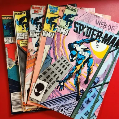 Web Of Spider-Man #'s 11, 22, 23, 25, 26, 1987 Good