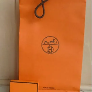 Hermes empty Gift bag and Bracelet Box Brand new