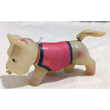 Wagging Dog Made In Japan Wind Up Celluloid Toy NON WORKING CONDITION