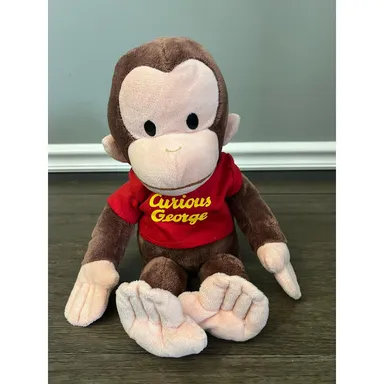 Applause Curious George with Red Tee Plush
