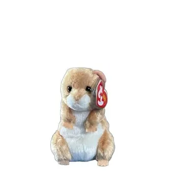 Ty Beanie Babies Original Pecan the Hamster 6" Plush Stuffed Animal