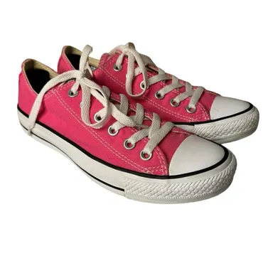 Converse Chuck Taylor Pink Low Top All Stars Sneakers Women’s 8 Canvas