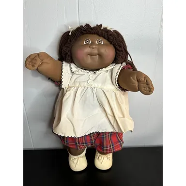VTG 1985 AFRICAN AMERICAN Cabbage Patch Kid GIRL Doll COLECO Appalachian