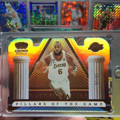 Lebron James Gold Pillars of The Game Crown Royale /99