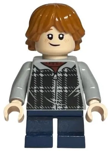 LEGO MINIFIG Ron Weasley - Plaid Hoodie [catalog ID: hp154] [condition: N]