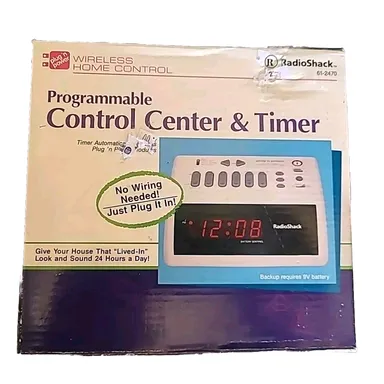 Radio Shack Programmable X10 Control Center And Timer Clock