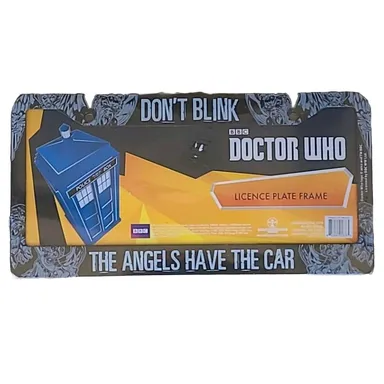 Doctor Who Don't Blink Angel's Have The Car License Plate Holder