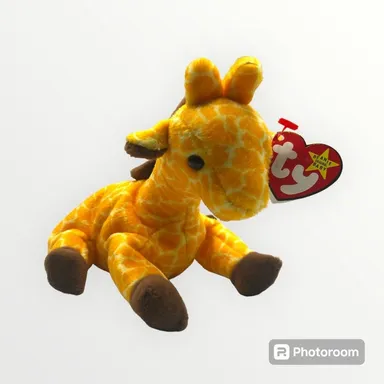 Ty Beanie Baby Twigs style 4068 vintage tag errors 1995 giraffe collector plush