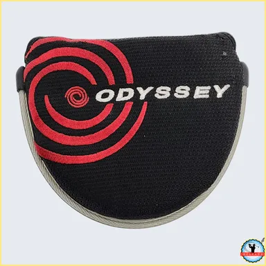 Odyssey 2-Ball SRT Mallet Putter Headcover Black White Red Fair