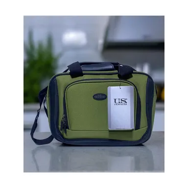 U.S. Traveler Rio 21" Green Carry-On Upright Travel Tote Shoulder Bag