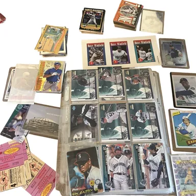 VTG Baseball Card Lot Ken Griffey Jr Ichiro Suzuki Derek Jeter A-Rod & More
