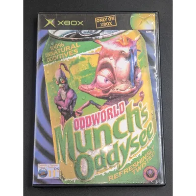 Oddworld Munch's Oddysee  - Xbox (360 Compatible) - Tested/Working
