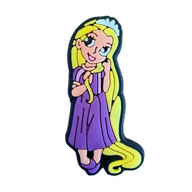 Rapunzel from Tangled Croc Charm