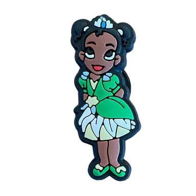 Princess Tiana from The Princess and the Frog Croc Charm