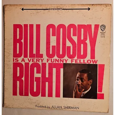 Bill Cosby - Bill Cosby Is A Very Funny Fellow...Right! (LP, Album, RP, Pit)