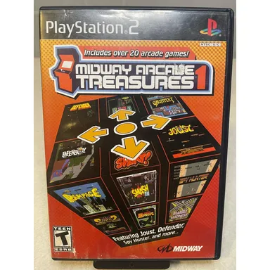 Midway Arcade Treasures 1 Game and Case PlayStation 2