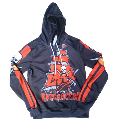 Tampa Bay Buccaneers All Over Print 3D Hoodie Size Small