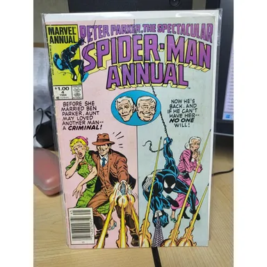 Spectacular Spiderman Annual #4 (1984) 1st app Tamara Blake /Iron Cat NEWSSTAND