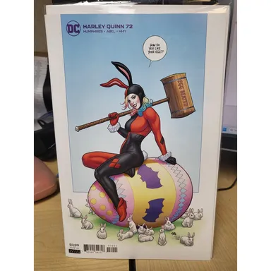 Harley Quinn #72 (2020) Frank Cho Easter Bunny Variant Cover NM Booster Gold