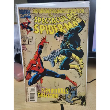 Spectacular Spiderman #209 (1994) Punisher Death Squad Appearances
