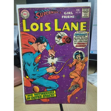 Superman's Girlfriend Lois Lane #81 (1968) No Witnesses In Outer Space VG