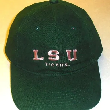 Lsu Tigers Womens Green Pink Logo Adjustable Strapback hat cap New Ncaa