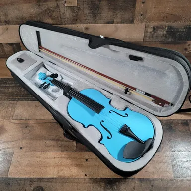 High Quality 4/4 Full Size Acoustic Violin Fiddle + Case + Bow 
