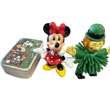 Disney Lot Minnie Mouse Goofy Towel St. Patrick’s Day