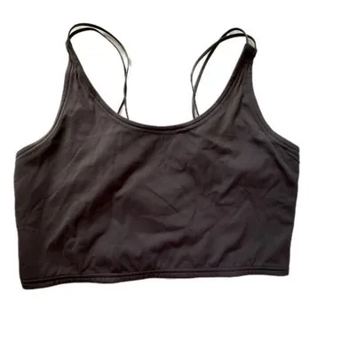 Fourlaps Poise Longline Graphite Sports Bra New with Tags Size Medium Ret $54