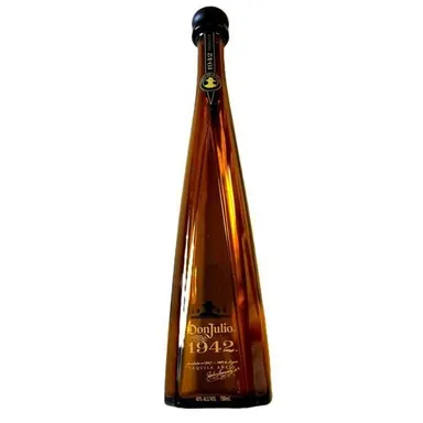 Don Julio Tequila Anejo Collector's Empty Amber Bottle With Cork and Box