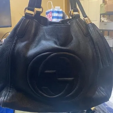 Gucci Soho Medium Tote Black