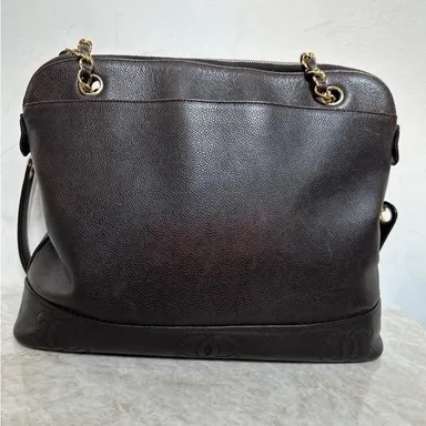 Chanel Coco Caviar Chain Shoulder Handbag