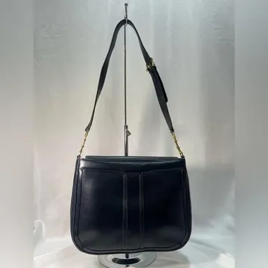 Celine Deep Navy Leather Shoulder Bag