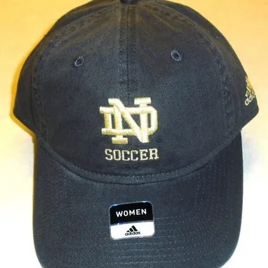 Notre Dame Soccer Adidas Womens Adjustable Strapback hat cap New Ncaa