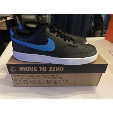 Nike Court Vision Low NN Men's fashion Sneakers Black blue DH2987 005 sz 13