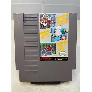 Super Mario Duck Hunt Track Meet Game Only NES