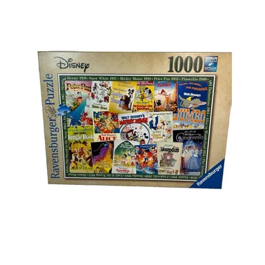 Ravensburger Premium Disney Vintage Movie Posters 1000pc Jigsaw Puzzle 19874