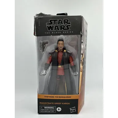 Hasbro Star Wars Black Series Magistrate Greef Karga 6" Figure New BOX DAMAGE