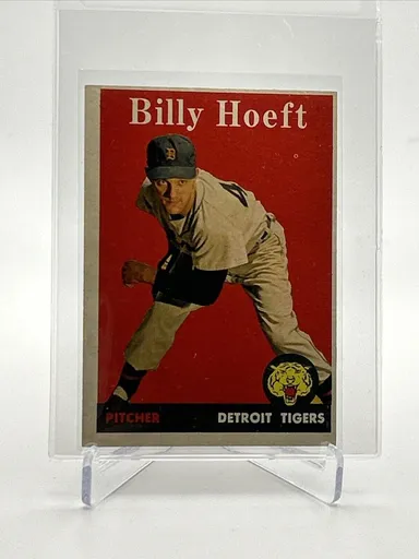 1958 Topps Billy Hoeft Baseball Card #13 VG Quality FREE SHIPPING