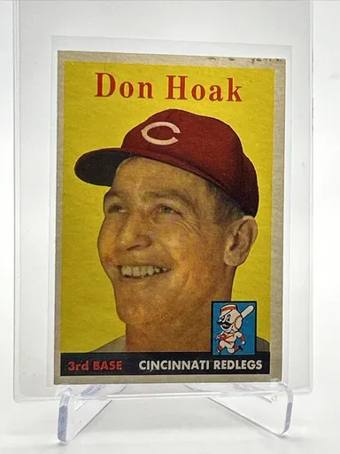 1958 Topps Don Hoak Baseball Card #160 VG Quality FREE SHIPPING