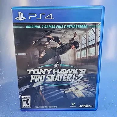 Tony Hawk Pro Skater 1 + 2 (Sony PlayStation 4, 2020) PS4 Video Game Activision