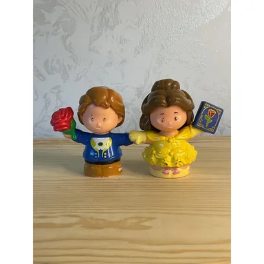 Fisher Price Little People Disney Beauty and the Beast Prince Bell Princess 