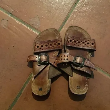 Sandals size 23 rare leather