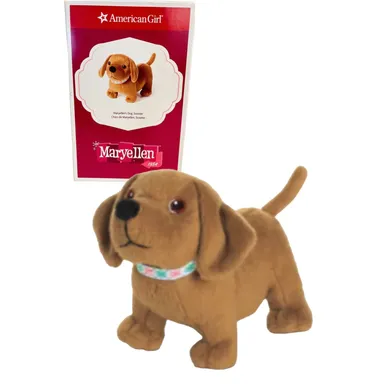 American Girl Doll Pet MARYELLEN'S Dachshund PUPPY DOG "Scooter" Pet Collar BOX
