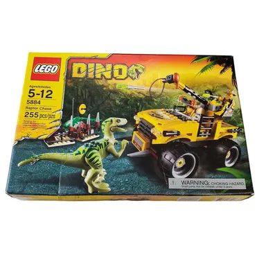 Lego DINO Raptor Chase #5884 Lasso Off Road Vehicle Dinosaur Retired Jurassic